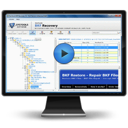 Watch Video of BKF Recovery Software